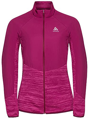 Odlo Damen Laufjacke RUN EASY WARM HYBRID, festival fuchsia, L