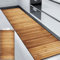 HUAXIQUE Teppich Läufer Waschbarer Groß Geometrische Muster Kitchen Mats and Rugs Bambus Teppich Läufer für Wohnzimmer Flur Büro Schlafzimmer Küche 60x180cm Stil J