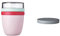 Mepal - Lunchpot Switch Ellipse - mach aus deinem Lunchpot einen Snackpot - Praktischer Müslibecher - Geeignet für Tiefkühler, Mikrowelle & Spülmachine - Strawberry Vibe