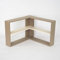 Declea Angolare alzatina con Mensola in Legno, Espositore a 3 Piani per Cibo, Dessert, Dolci, Arredo Cucina e Organizzatore da Cucina per Barattoli e Contenitori, Home Decor