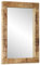 vidaXL Spiegel, Schminkspiegel mit Holzrahmen, Wandspiegel Kosmetikspiegel für Wohnzimmer Schlafzimmer, Badspiegel Flurspiegel, Massivholz Mango Glas