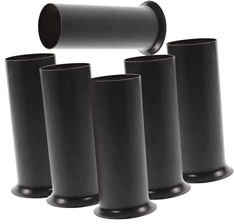 Gadpiparty 6st Kronleuchter-manschetten-set Kerzenleuchter Herzstück Kartonröhren Leichter Aufbewahrungshalter Abdeckung Der Glühbirnenfassung Hohe Kronleuchter Ärmel Metall Lampen Kristall