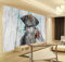 European Viking Abstract Texture TV Sofa Wand Großes Wandbild Grünes Papier Wanddekoration fototapete 3d Tapete effekt Vlies wandbild Schlafzimmer-150cm×105cm
