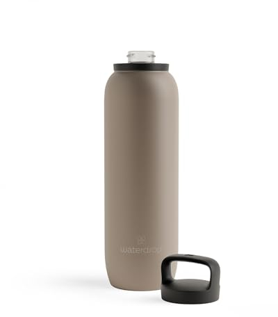 waterdrop® All Purpose Thermosflasche 1L, isolierte Edelstahl Trinkflasche, 24h kalt - 12h heiß, auslaufsicher & bruchsicher
