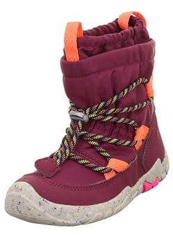 Superfit Mädchen Trace Warm Gefütterte Gore-tex Schneestiefel, Rot Orange 5000, 28 EU Weit