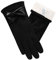 vislivin Winter Warm Handschuhe Damen Touchscreen Handschuhe Wildleder Winterhandschuhe mit Gefütterten Gloves Schwarz L