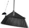 XXFLOWER Outdoor Broom Heavy Duty with 140 CM Long Handle,Sweeping Brush Angle Brooms for Patio,Garden,Home,Garage(Black)
