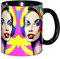 XZDCAL Bunte Pop-Art-Tasse, 325 ml, in Geschenkbox, klassisch, hochtemperaturbeständig und mikrowellengeeignet für vielseitigen Gebrauch.