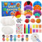 Ballery Muscheln Bemalen Kinder Set, Muschel-Malset, DIY Malen Kunst & Bastelset, Geburtstagsgeschenkspielzeug für 3 4 5 6 7 8-12 Jungen Mädchen Kinder