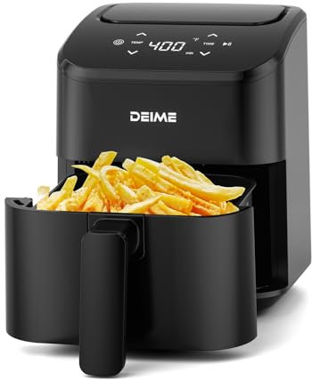 2.2 Quart Air Fryer, Small Mini Air Fryer 4 in 1, Baking, Roasting, Warming, 95% Less Oil, Compact and Quiet, Non-stick and Dishwasher Safe