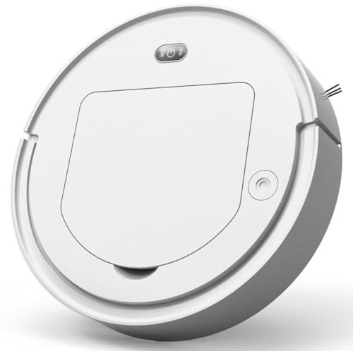 Robot Aspirador Inteligente 3 en 1, Negro, Potencia de succión de 3800 pa, Aspirador robótico autocargable, 7 cm de Grosor, 30 cm de diámetro, 9 Funciones adaptativas para el hogar Black