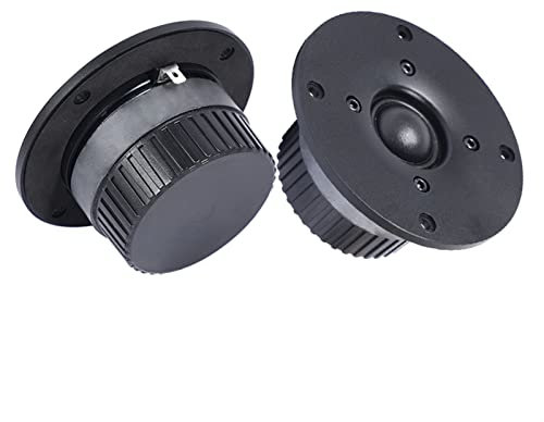 Tweeter Haut-parleur 4 Ohm 20 W O 10,2 cm Enceinte dôme en soie Haut-parleur de sol Haut-parleur anti-magnétique Home Cinéma Bibliothèque