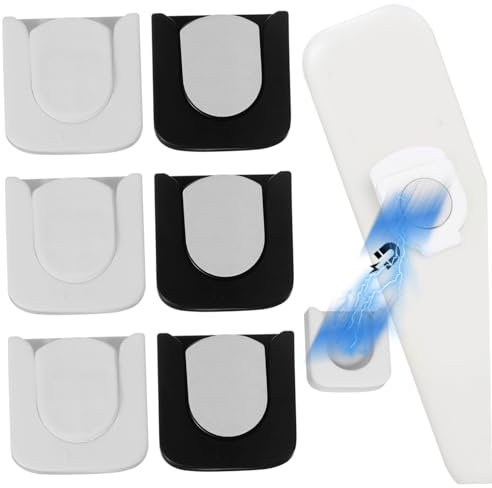 TOPBATHY Soporte De Pared con Control Remoto para Ventilador Soporte Remoto para Montaje En Pared Estante De Control Remoto Abs 6 Uds