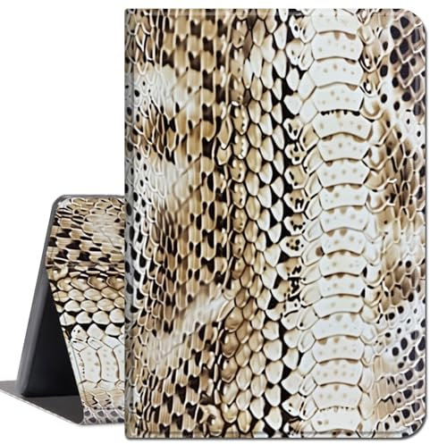 Case for iPad Mini 5 2019 (Model: A2133 A2124 A2126 A2125),Slim Lightweight Smart Shell Stand Cover with Auto Wake/Sleep for iPad Mini 5th Gen 7.9 Inch,Snake Skin