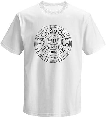 JACK & JONES Herren Shirt Kurzarmshirt Rundhalsshirt T-Shirt Crew Neck