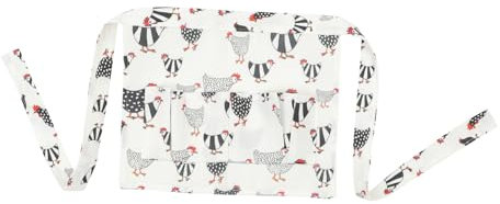 PAMINGONO Eiersammelschürze mit Mehreren Taschen aus Stoff Schützt Eier Freihändig für Küche und Bauernhof Robuste Verarbeitung 128