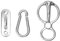 Ausla Horse Safety Tie Ring, Edelstahl Halbe Runde Ring - -Trainingsausrüstung Im Innen- und Außenpreis -sicheres Pferdeszubehör Zum Zurückziehen