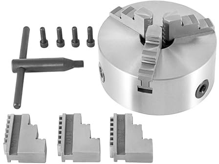 Drehfutter, 1Set K11-160 3 Backen Manuelle Drehmaschine Chuck Mit Drehen Maschine Werkzeuge Zubehör for Bohren Fräsen Maschine Für allgemeine Drehmaschinen und Industriemaschine
