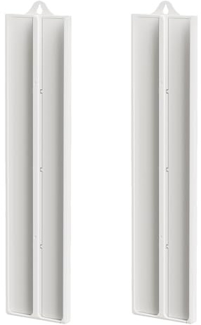 MiOYOOW Porta Capsule Caffe, 2 Pezzi Portacapsule da Parete, Organizer Porta Cialde 12-18 Caffè Capsule, Larghezza Regolabile 37-58 mm, per Ufficio Cucina Bar da Cucina