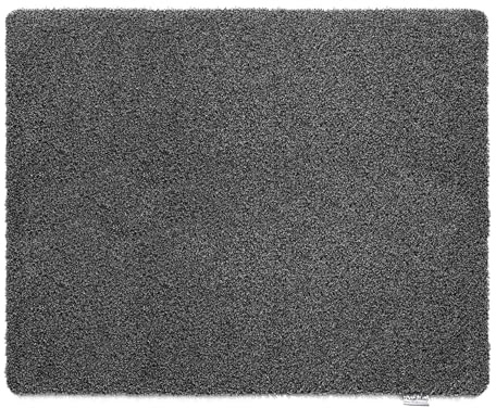 HUG RUG Plains Charcoal Door Mat, 80x100cm