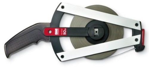 BMI Isolan-Bandmaß 50-BF 13 mm x 50 m mit cm Teilung im Standard Rahmen