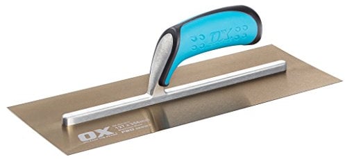 OX-P011014 Gipskelle - Pro Edelstahl Spachtelkelle - Heavy Duty Gipskelle für Finishing / Skimming / Rendering - Mehrfarbig - 127 x 356 mm
