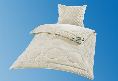 FRANKENSTOLZ 60 JAHRE Naturhaarbettdecke, »Schurwolle Anti Milbe«, F.A.N. Temperaturausgleichend & klimaregulierend