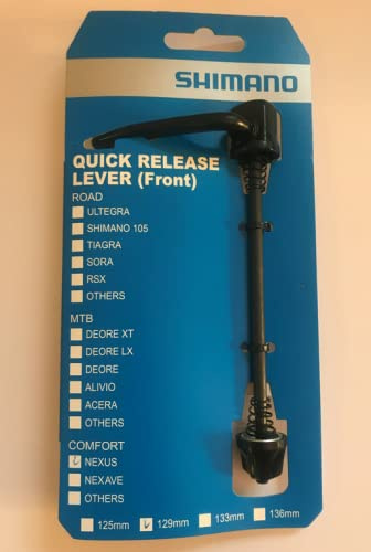 Shimano Hb-M3050 Schnellspanner, Black, 129 mm