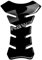 4R Quattroerre.it 18087 Protezione Serbatoio Adesivo 3D Moto Kawasaki, Nero