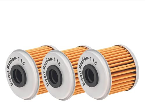 Road Passion Filtro Olio per CRF250X 249 2012-2016 CRF250X 250 2004-2009 CRF250R 250 2004-2016(5 per pacchetto)