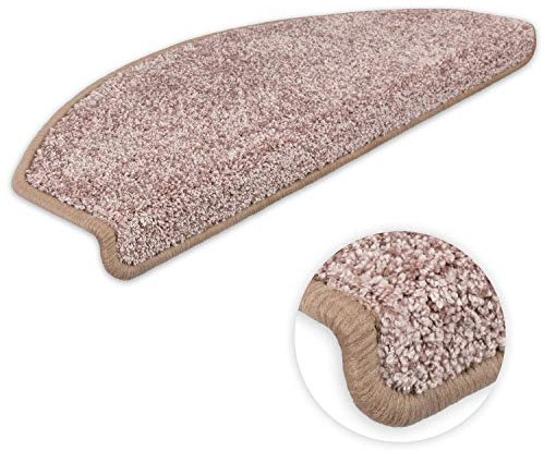 Kettelservice-Metzker Stufenmatten Ventura Halbrund Einzeln und SparSet's Alt-Rosa 14 Stück