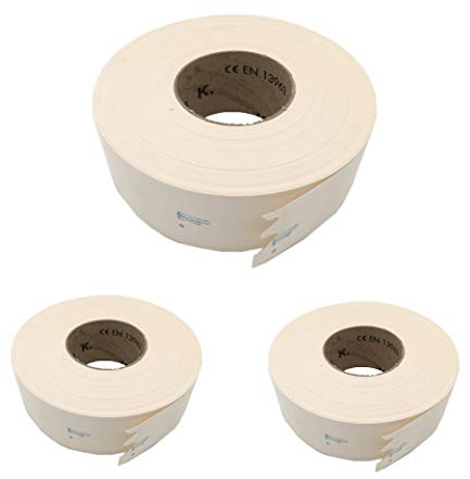 Knauf 3 St Papier Fugendeckstreifen - Rolle a' 23m; Breite: 5cm - Papierbewehrungsstreifen, Fugenband