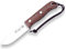 Joker Überlebensmesser BS9 Campero CM112-P, Micarta Canvas Griff, 10,5 cm Klinge aus SANDVIK 14C28N, braune Lederscheide mit Feuerstahl, Werkzeug zum Angeln, Jagen, Camping und Wandern