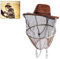 Rapoyo Imkerhut mit Schleier Poly Cotton Imkerei Schleier Imker Hut Moskito Fly Mask Cap Outdoor Angeln Kopf Netz Gesichtsschutz