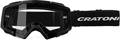Cratoni Helmets C-Dirttrack Mountainbike Brille Fahrradbrille Sportbrille (schwarz) Einheitsgröße