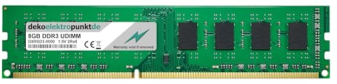 dekoelektropunktde 8GB RAM Speicher passend für Medion Akoya P5285 D (MD8873), Arbeitsspeicher UDIMM DDR3 PC3