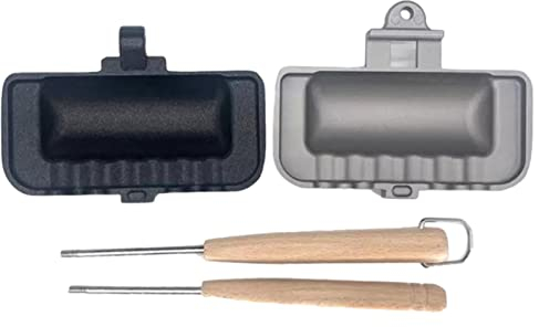 Hot Sandwich Maker Stovetop - Light Removable Sandwich Press - Electric Sandwich Maker Toaster With Wooden Handle For Omelets And Grilled Cheese