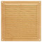 Amig - Rejilla cuadrada de plástico con mosquitera- Rejillas de ventilación para salida de aire - Adecuado para techo de cocina y baño - Medidas: 170 X 170 MM - Color: Pino