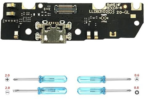 iYAiYO Dock Connector for Motorola G6 Play (Brazil Version) XT1922 Replacement Dock Charging Socket with Installation Tool
