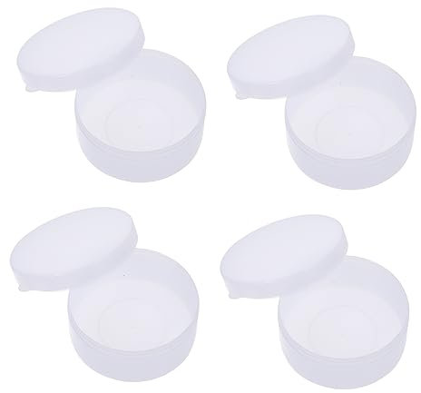 Beavorty Boîtes à Cosmétiques Étanches 30 Pièces Petit Format Rangement Crème Pour Voyages Et Usage Quotidien