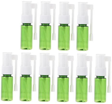 POPETPOP 10 Piezas Botella De Inyección Directa 15ml Pulverizador Vacío Botellas Vacías De Riego Viajar Nariz La Mascota Lavar Botella