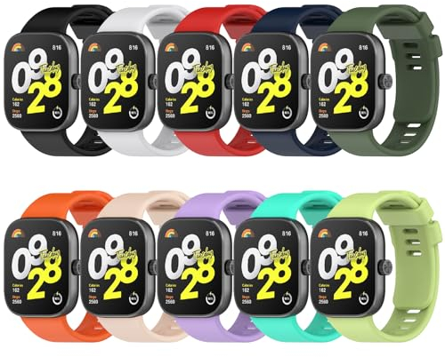 WindRen Cinturino per Xiaomi Redmi Watch 5/4, Silicone Ricambio per Uomo e Donna