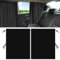 mizikuu Auto Trennvorhänge Sonnenschutz,190 * 120cm Auto Innenteiler Vorhänge Abnehmbarer Seitenfensterabdeckungen Privacy Travel Nap Heckscheibe Privatsphäre Vorhang für Alle Auto-Sonnencreme