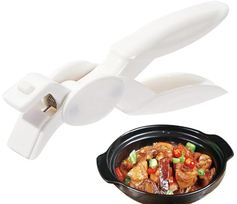 Zuasdvnk Anti-Scalding Dish Plate Gripper | Anti-Scalding Hot Dish Lifter - Effortless Clips Tongs Clamp Holder, Non Slip Air Fryer Pans Gripper, Bowl Dish Pan Clip for Oven, Restaur