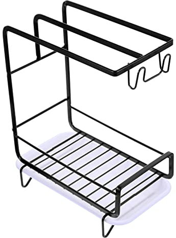HOLIDYOYO Escurridor De Esponja Cocina Soporte De Esponja Organizador De Paños Rejilla De Cocina De Soporte De