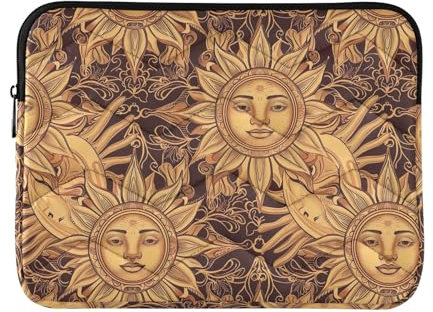 Sunwith Face Housse pour ordinateur portable Labtop 13,3 Marron