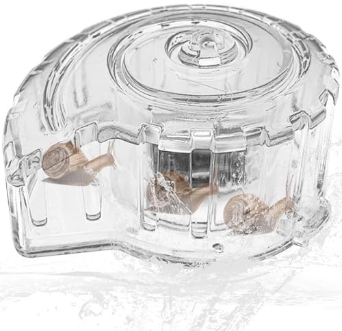 Schneckenfalle 2.6x1.2in Clear Plastic Aquarium Snail Trap Fangbox für Aquariumfischtank