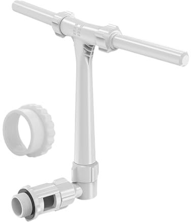 Fuente De Piscina - Fuentede Spray De Piscinas Ajustables De 360 °, Accesorios De Doble Chorro para Piscina Fuera del Suelo/Subterráneo, Fuente De Riego para Piscinas, Ideal para Refrescar, Calmar