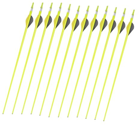LN Cozy CORNE Carbon Arrows 30 Spine Mixed Hunting Arrows with Removable Steel Tips for Recurve Bow Compound Bow & Longbow Target Practice