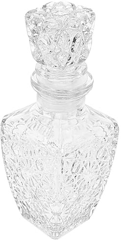 jojofuny Recipiente para Whisky y Coñac de Vidrio Grueso de 250 Ml, Decantador Diseño Creativo, para Reuniones y Cenas